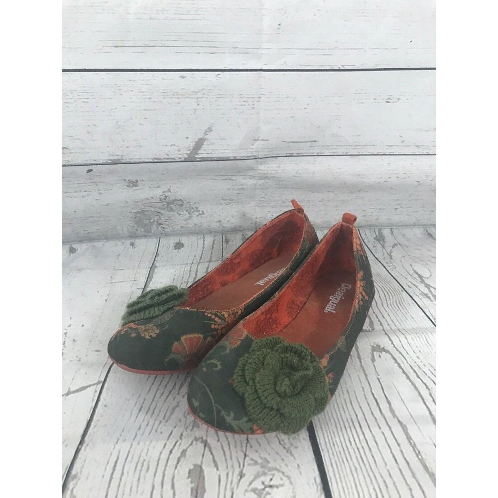 Desigual Prat Flat with Flower 7/37 - Picture 1 of 6